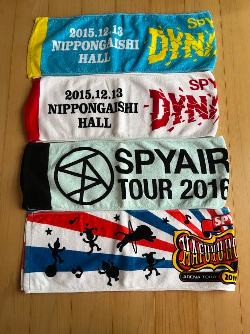 SPYAIR マフラータオル　2015年〜2018年　13枚セット　スパイエアー