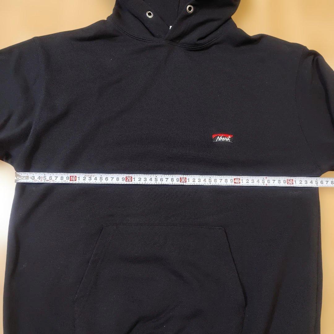 NANGA フーディ パーカー　ブラック　M