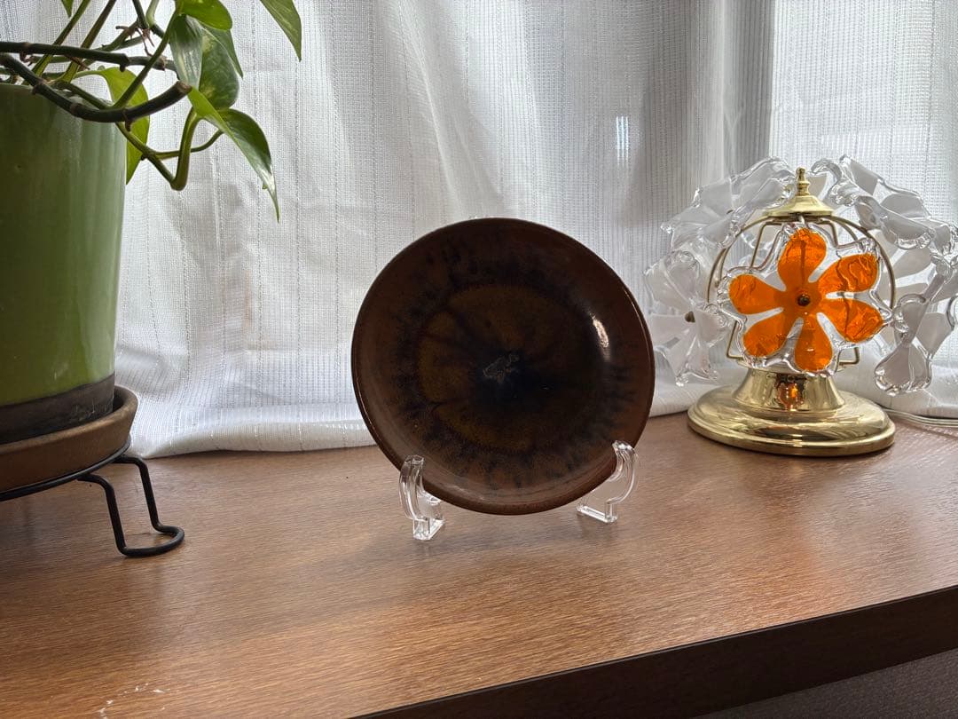 北大路魯山人　飴釉皿