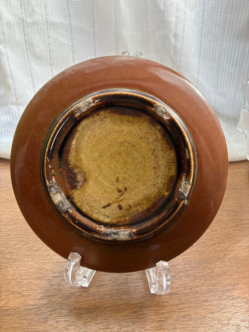 北大路魯山人　飴釉皿