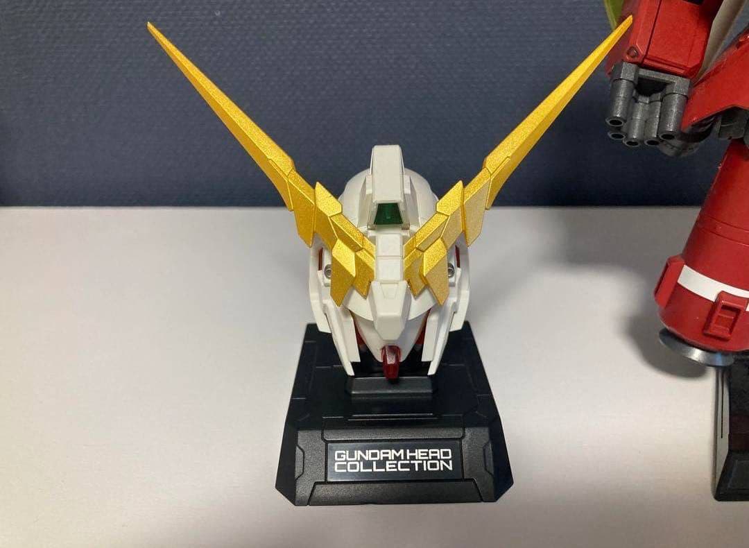 BB戦士392 ネオ・ジオング　塗装品 ガンダムヘッドコレクション　ユニコーン