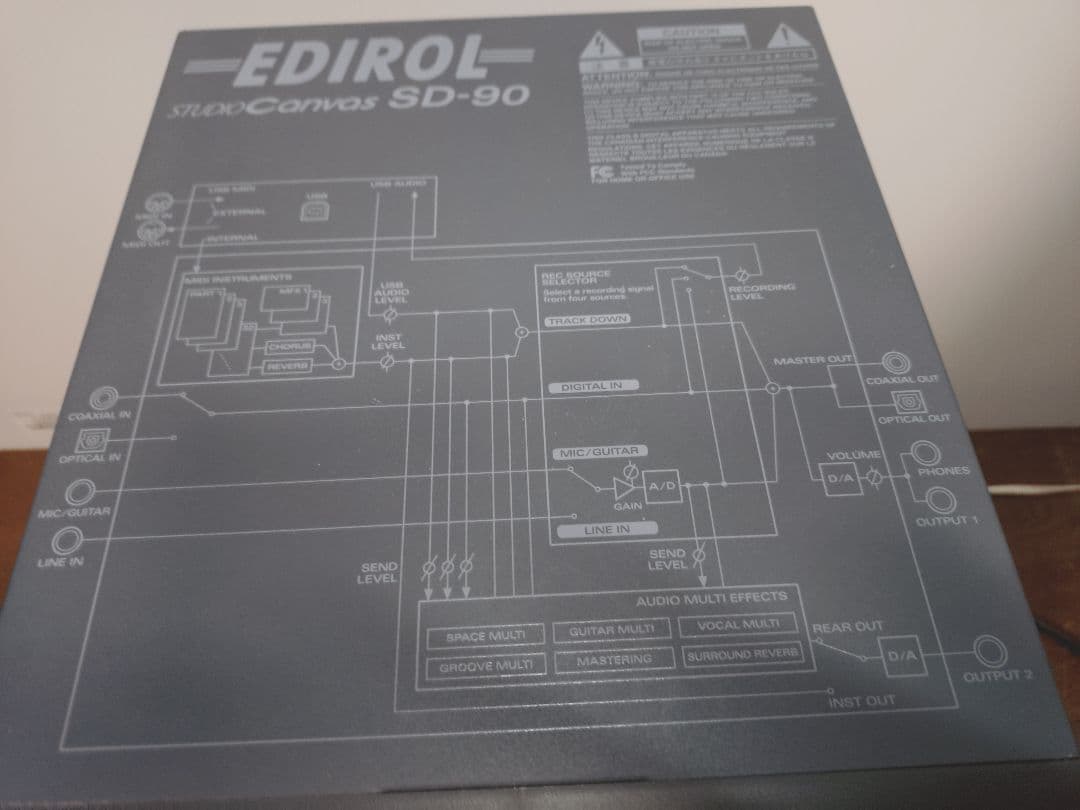 ROLAND EDIROL SD-90音源モジュール　ジャンク扱い