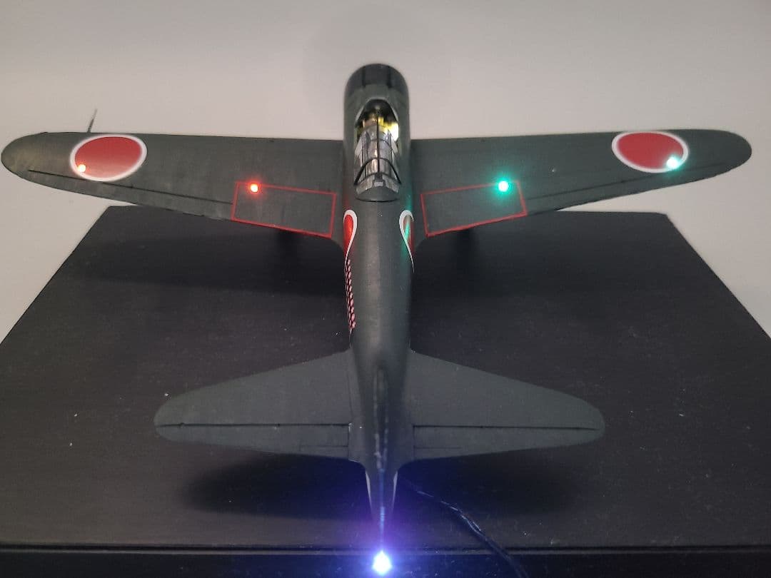 零式艦上戦闘機21型 岩本 徹三 飛曹長搭乗機リアルモーターライズ完成品