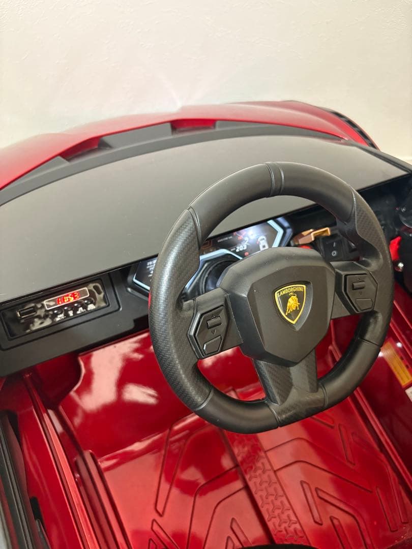 子供用 電動 カート ミニカー ランボルギーニ アベンタドール 乗用　ジャンク