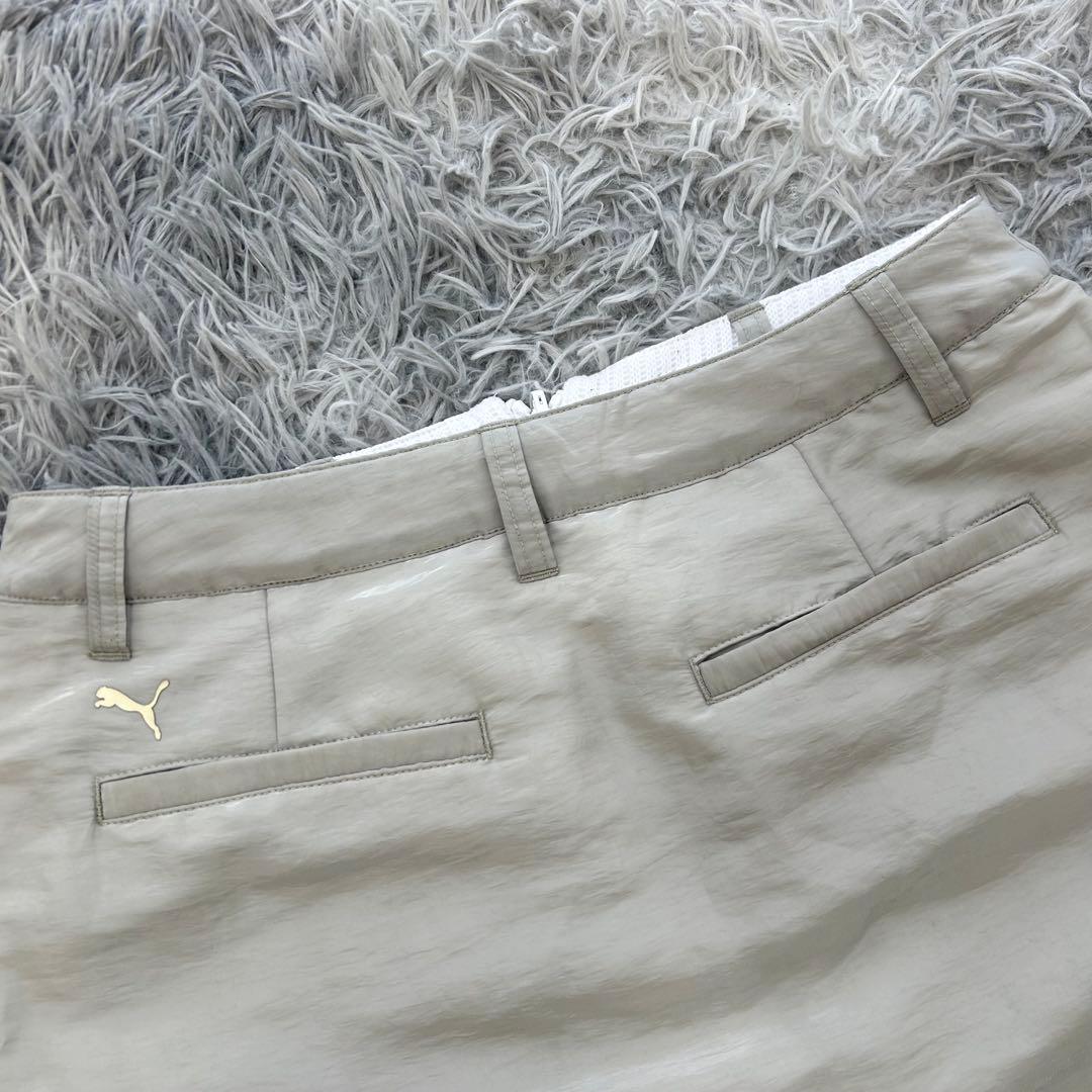 超美品　プーマゴルフ　セットアップ　中綿ベスト　スカート　リバーシブル　ホワイト