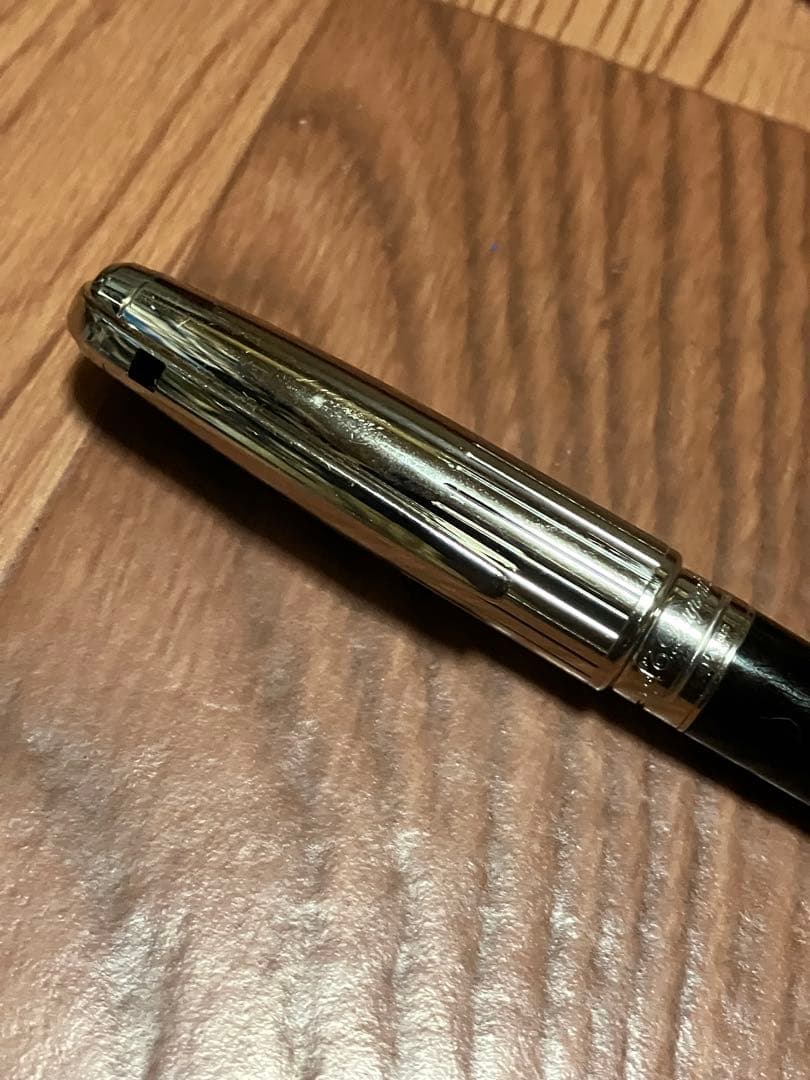 S.T. Dupont 万年筆 ペン先18K 750 エステーデュポン ブラック