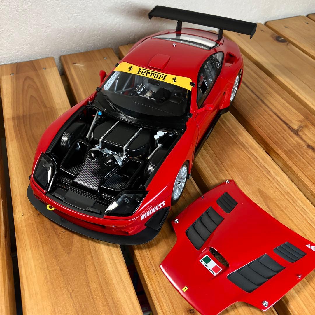 京商 1/18 フェラーリ575 GTC Evoluzione Red