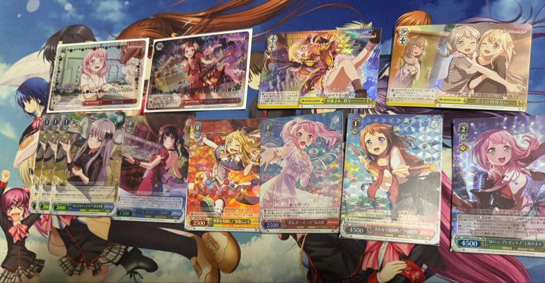 ヴァイスシュヴァルツ バンドリ デッキ+4コンセット ※一部、3枚以下あり