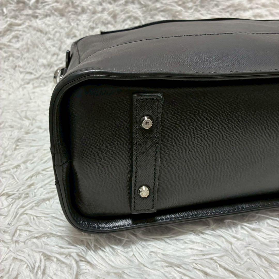 サムソナイト×ace ブリーフケース 2wayショルダー ブラック A4 本革