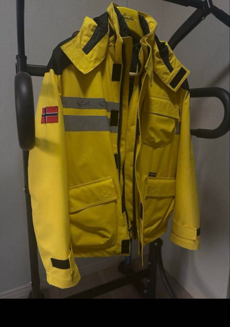 Paul＆sharkノルウェー国旗付きイエロージャケット