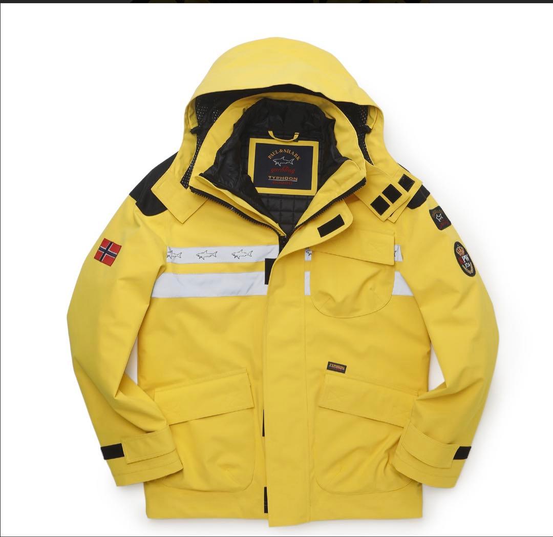 Paul＆sharkノルウェー国旗付きイエロージャケット