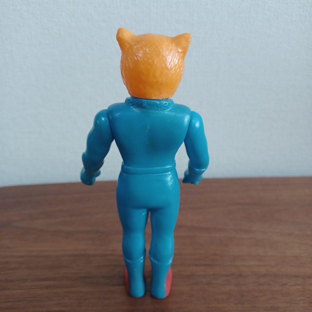 当時物　パチモノ「鉄人タイガーセブン」風のソフビフィギュア