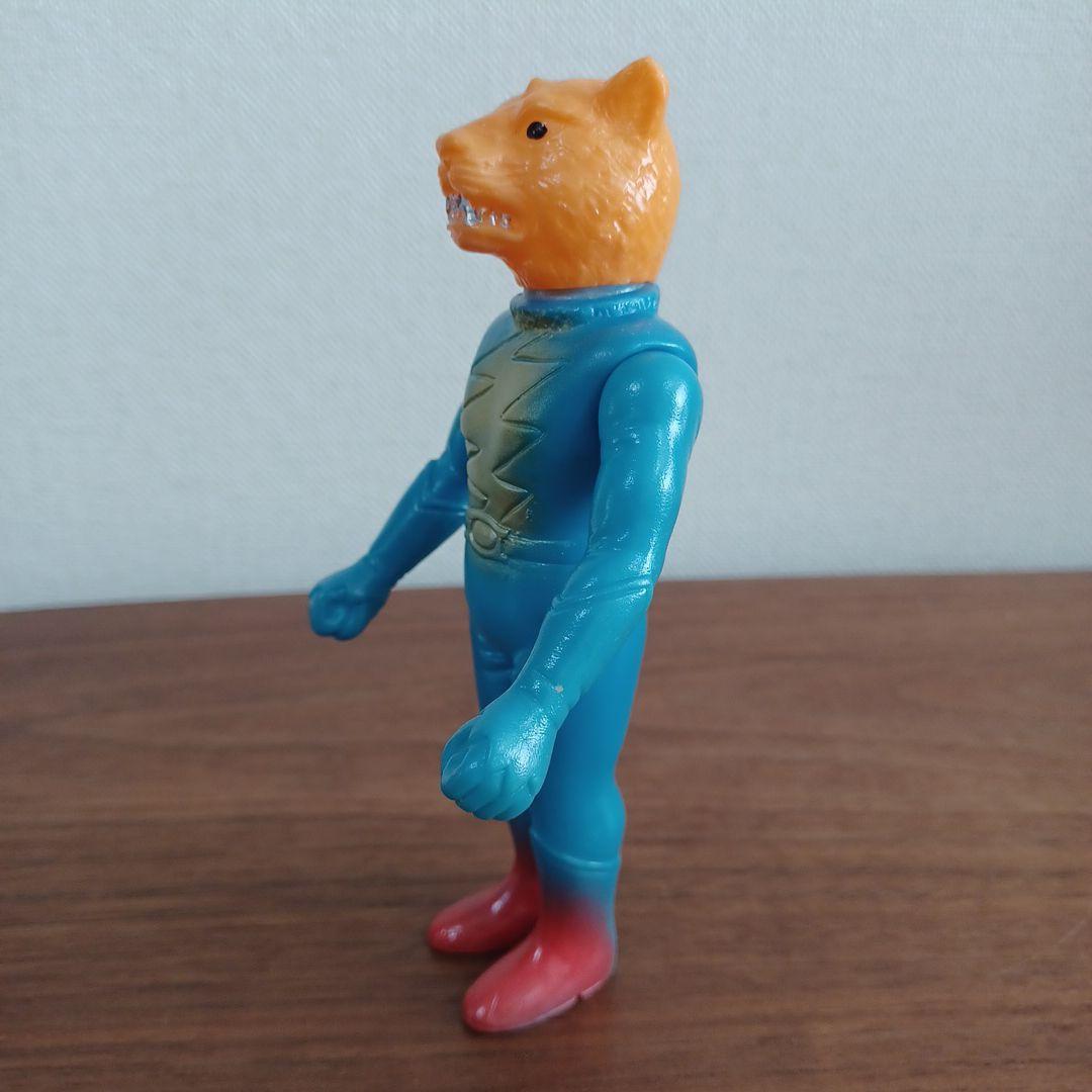 当時物　パチモノ「鉄人タイガーセブン」風のソフビフィギュア