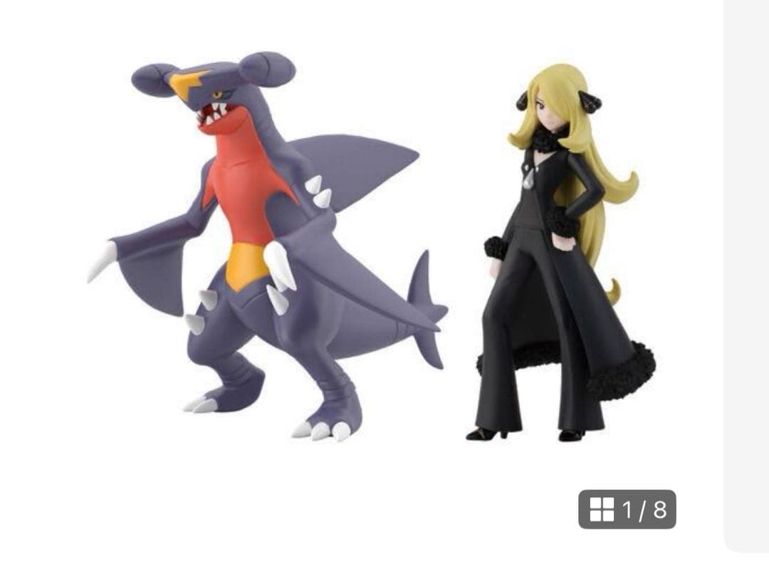 ポケモン スケールワールド シロナ&ガブリアス フィギュア　ロズレイド他