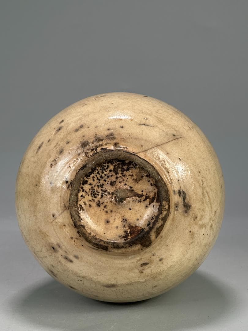 朝鮮古美術　18世紀頃　李朝時代　李朝　白磁　徳利　白磁壺　酒壺　韓国美術古陶磁