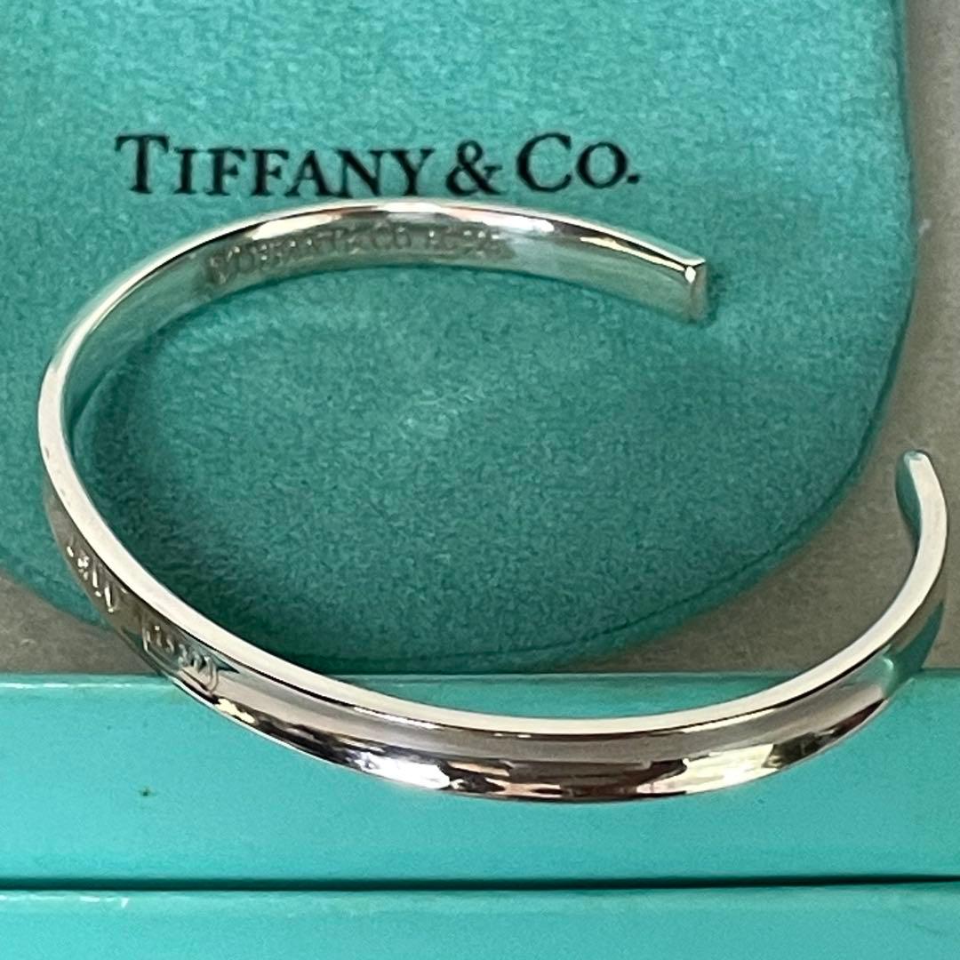 ティファニー　1837 カフ　ブレスレット　シルバー　希少サイズ