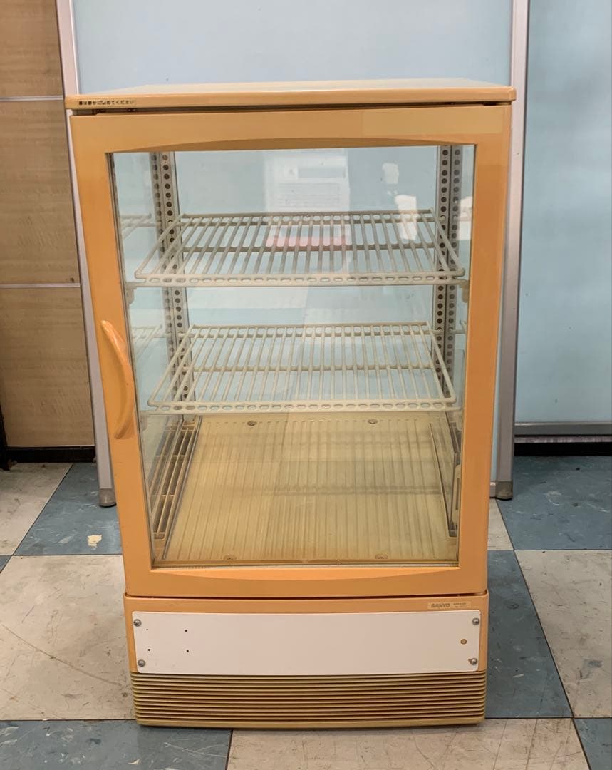 サンヨー 冷蔵4面ガラスショーケース SMR-C65F 卓上型冷蔵ショーケース