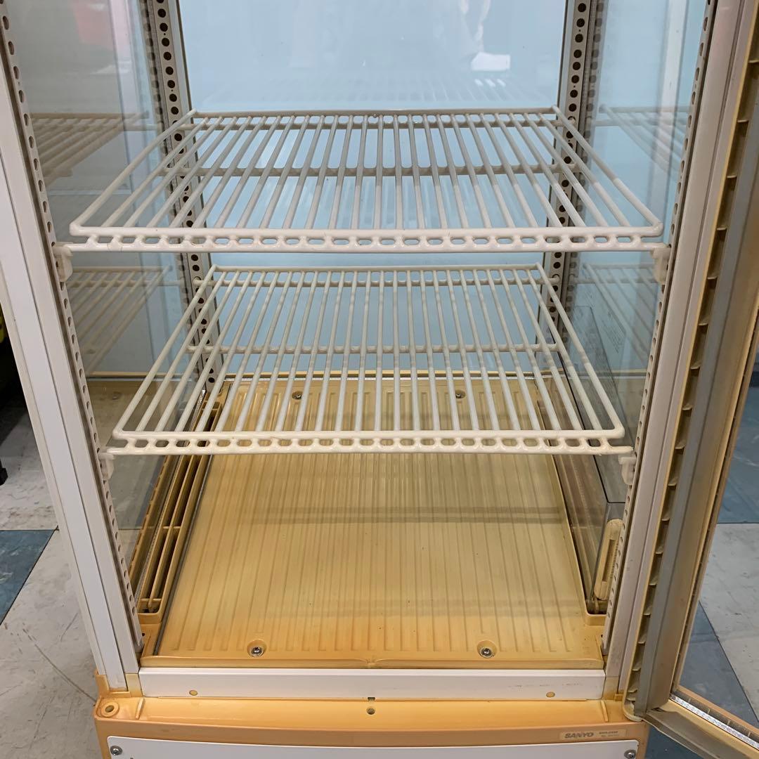 サンヨー 冷蔵4面ガラスショーケース SMR-C65F 卓上型冷蔵ショーケース