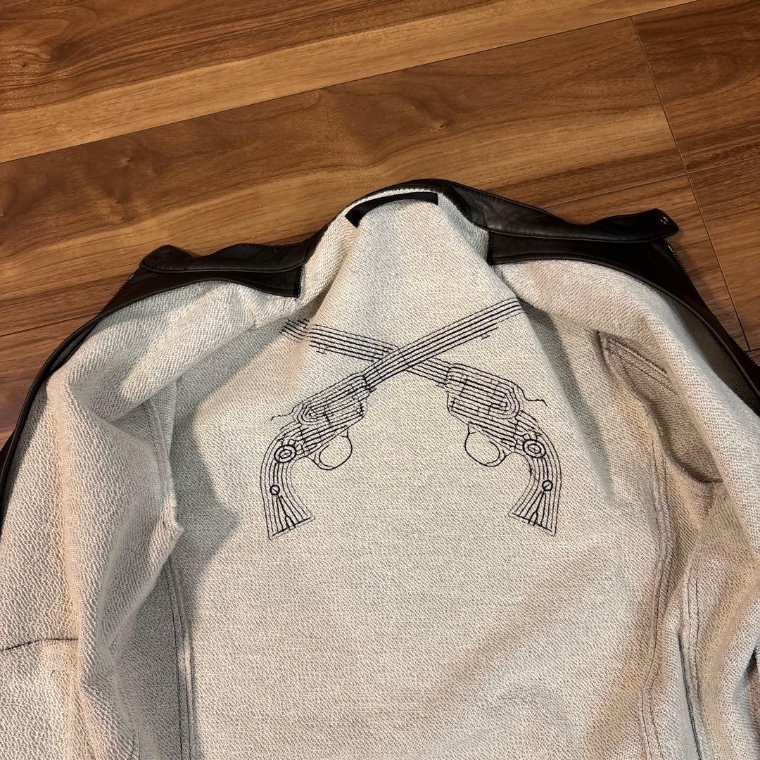 roar ロアー レザージャケット シングルライダース M 二丁拳銃