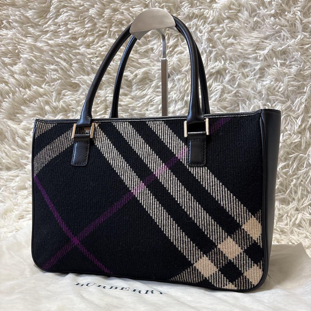 バーバリー BURBERRY チェック柄 ハンドバッグ