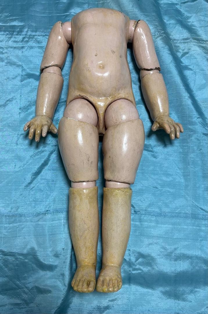 アンティークビスクドール ボディ　初期のジュモー　ポートレート　トリステ