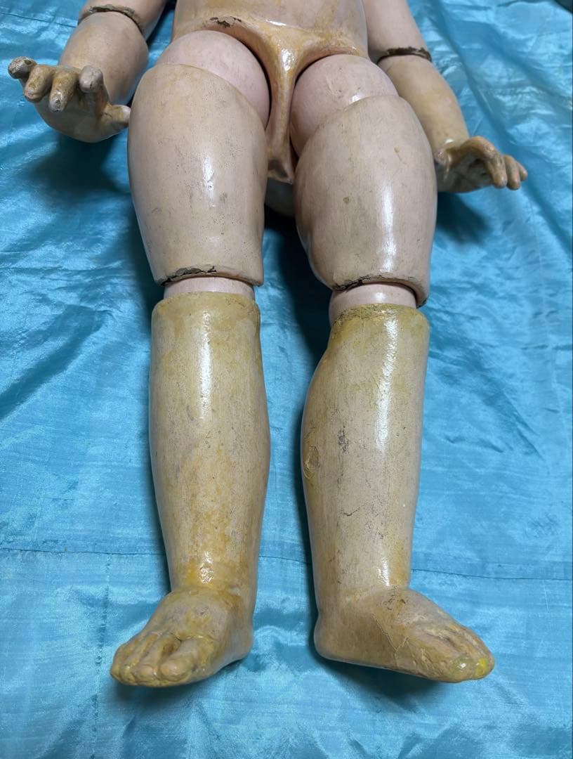 アンティークビスクドール ボディ　初期のジュモー　ポートレート　トリステ