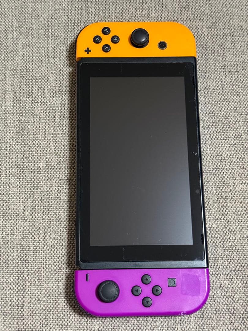 Switch 初期型 日本モデル Joy-Con オレンジ/パープル 付