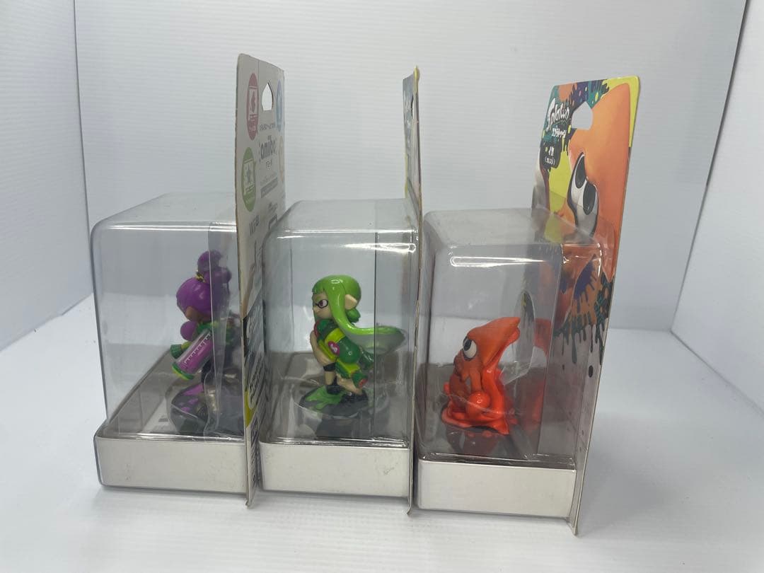 amiibo ガールライムグリーン　イカオレンジ　ボーイパープル　限定　未開封