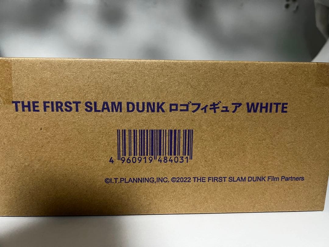 THE FIRST SLAM DUNK ロゴフィギュア WHITE スラムダンク