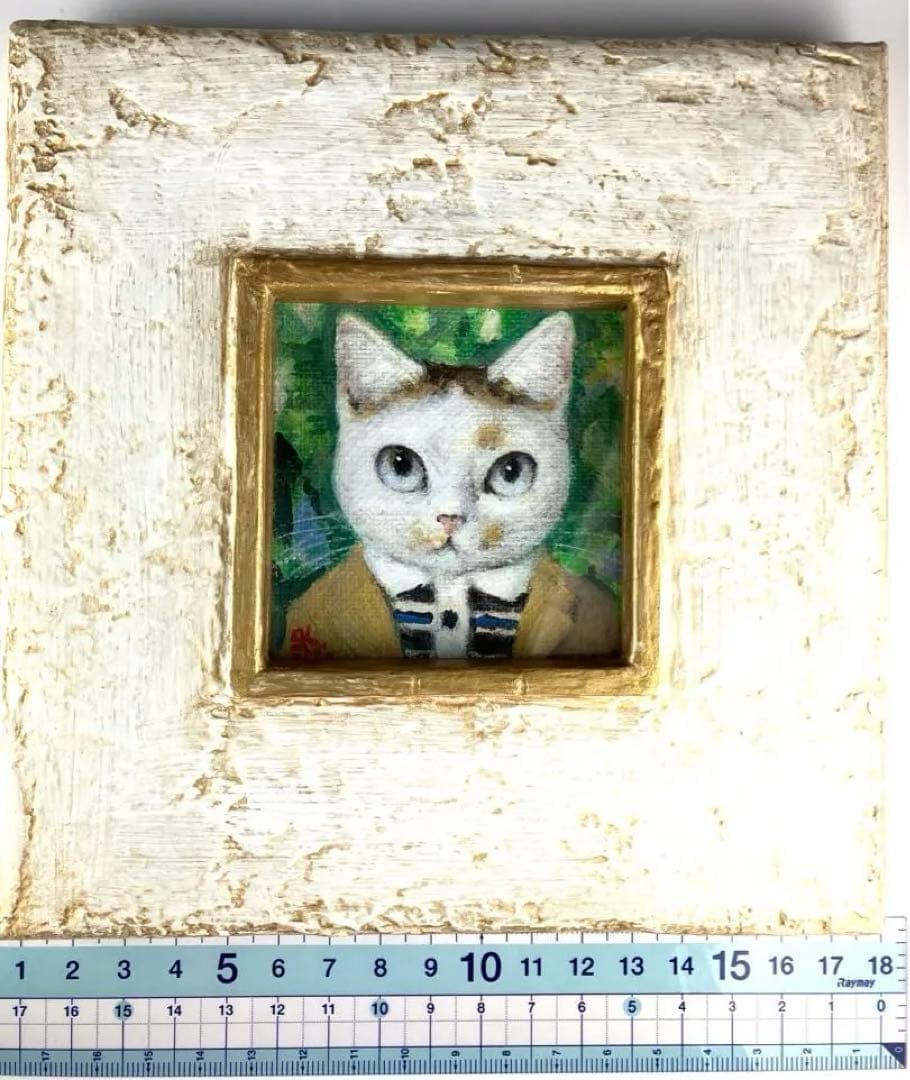 【最終価格】諏訪憲二作 猫のポートレート