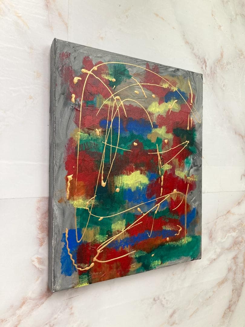 RENA F3サイズ 原画 絵 アート 抽象画 アートボード キャンバス