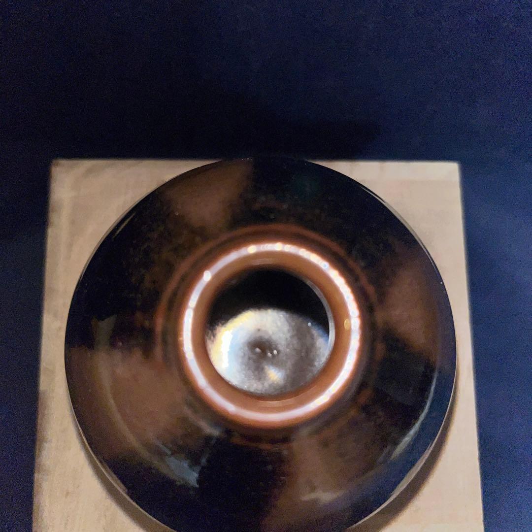 一輪差し／柿釉花入