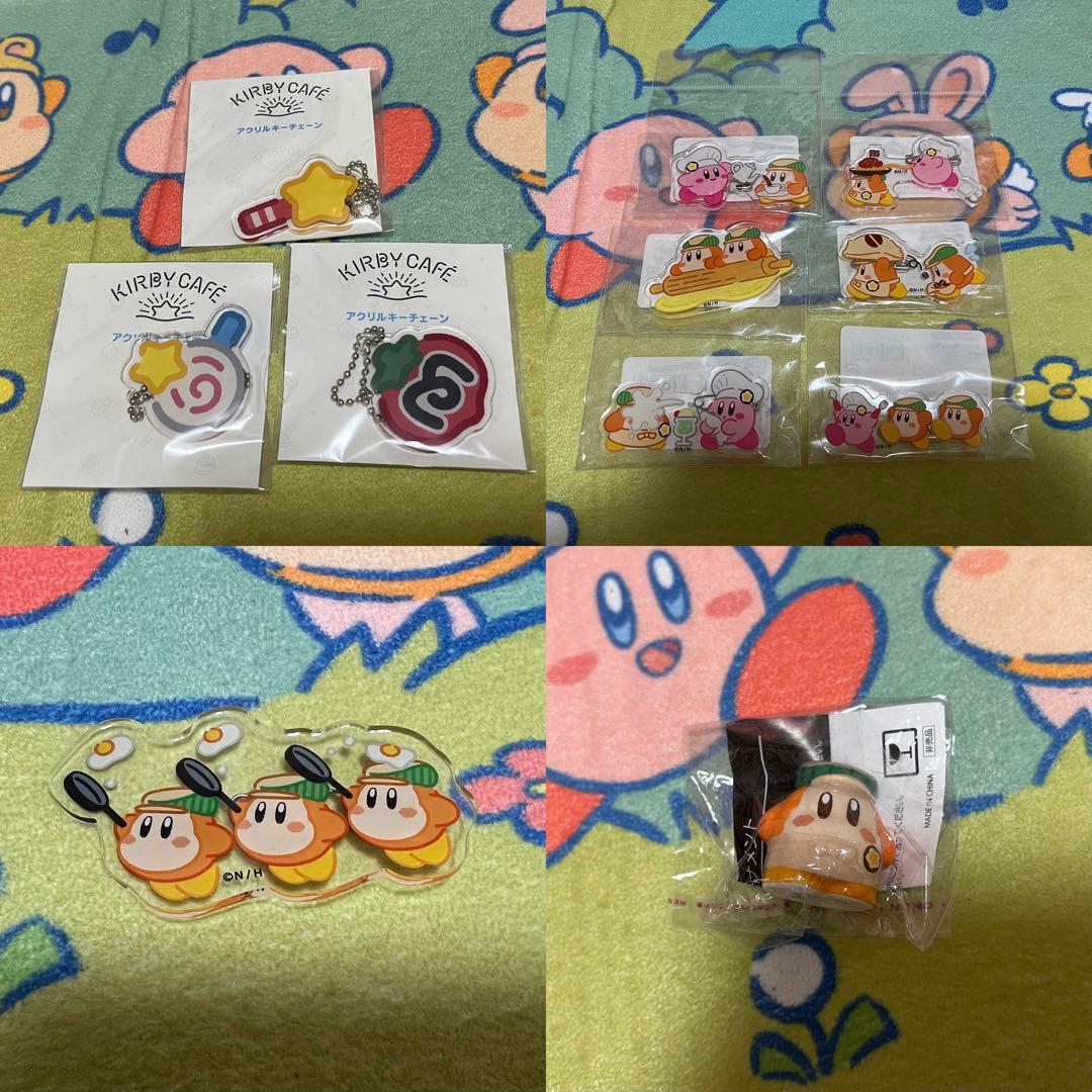 カービィカフェ　2016 アクリルバッジ　キーチェーン　ワドルディ