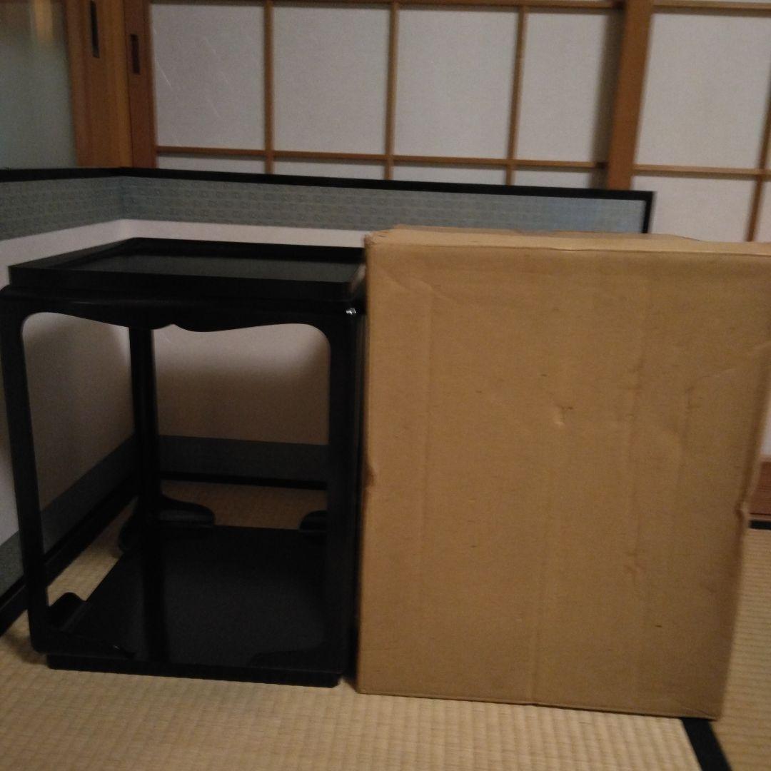 高麗卓 真塗 木製 茶道具