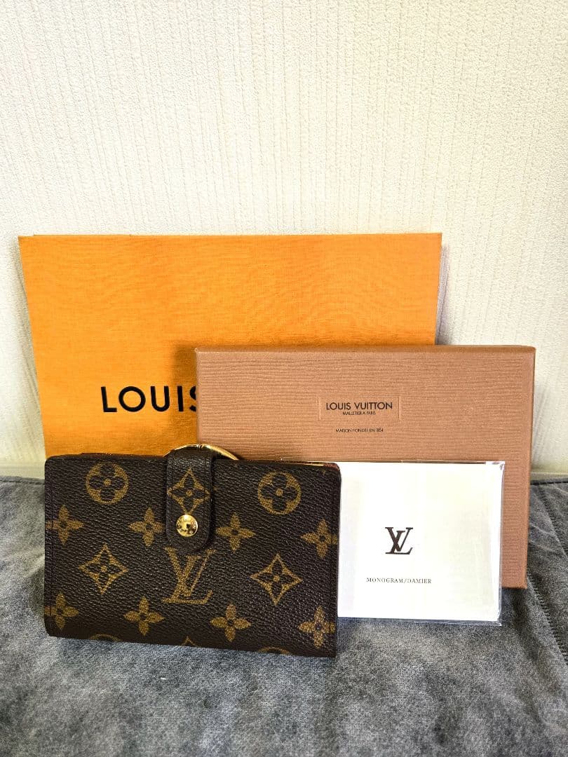 LOUIS VUITTON ルイヴィトン がま口 二つ折り財布