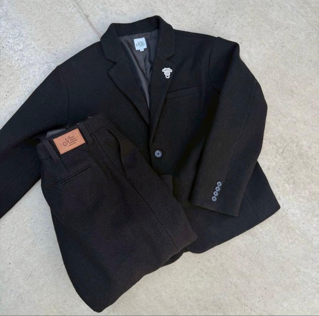 kaoyorinakami wool tailored jacketセットアップ