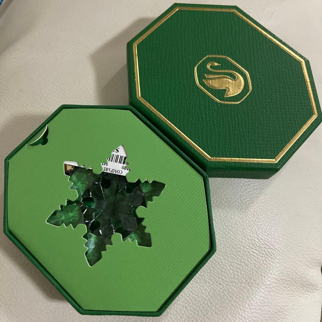 正規品　スワロフスキー　クリスタル 雪の結晶 オーナメント