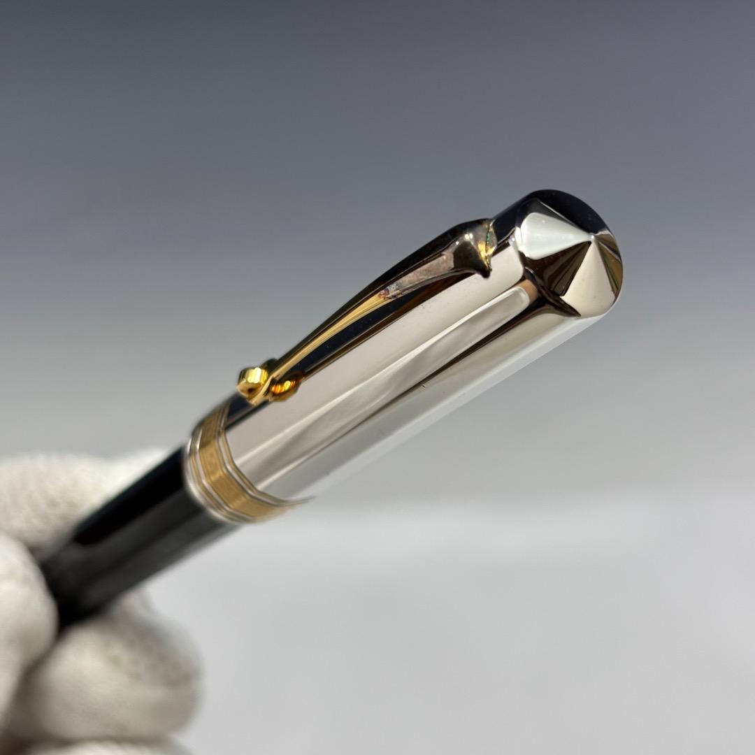 美品【オマス本物】万年筆/パラゴン/ペン先K18キャップSV925製