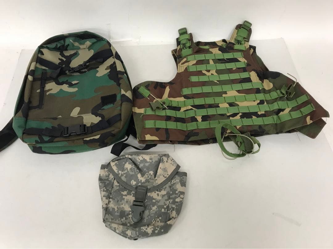 ミリタリーアイテム まとめ売り プロテクター バッグ