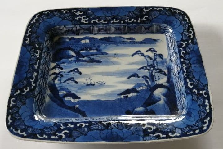 古伊万里　角皿