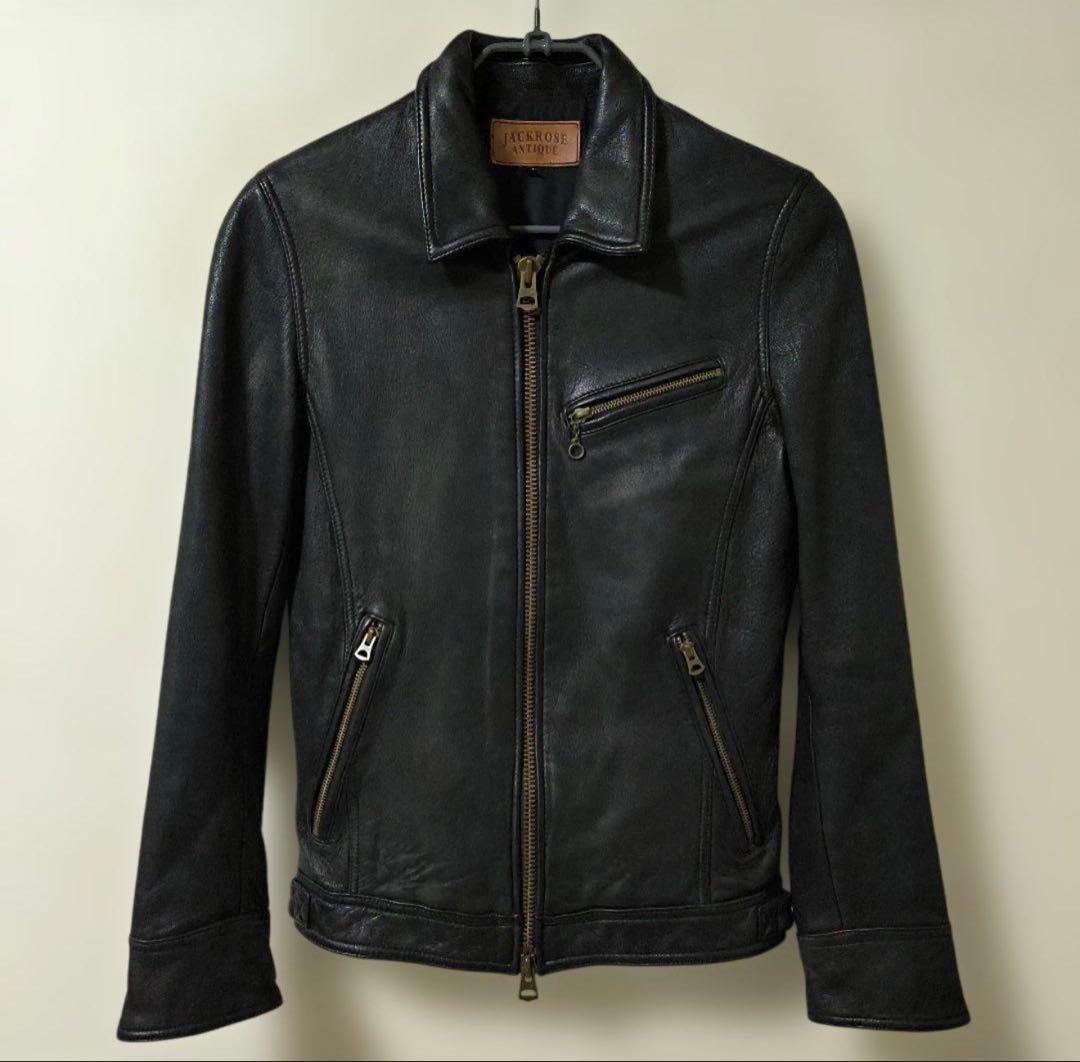 JACKROSE★本革ゴートレザー【山羊革】ライダースジャケット/3