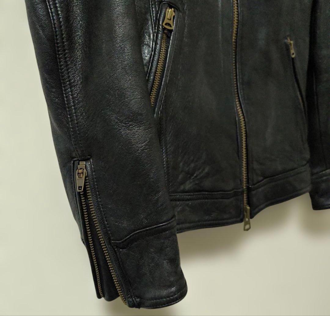 JACKROSE★本革ゴートレザー【山羊革】ライダースジャケット/3