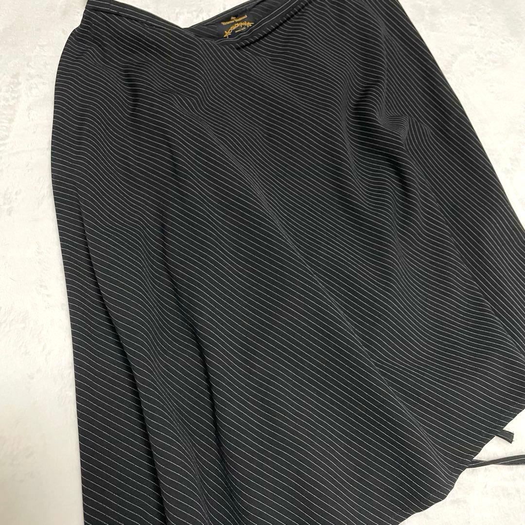 ヴィヴィアンウエストウッド アングロマニア アシンメトリー ストライプ スカート