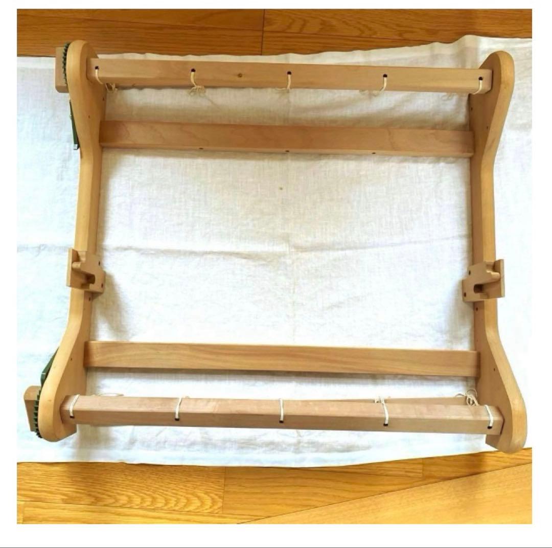 アシュフォード卓上手織り機60cm　リジットへドル織り機