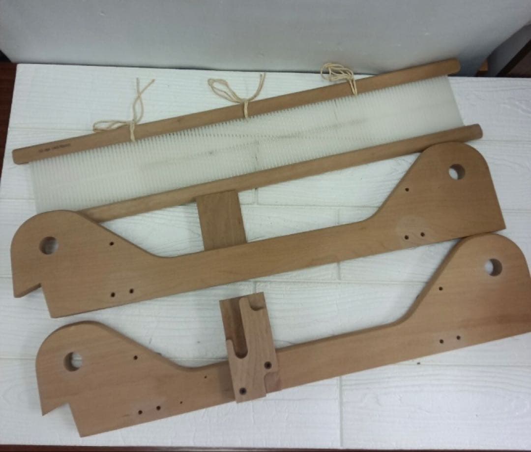 アシュフォード卓上手織り機60cm　リジットへドル織り機