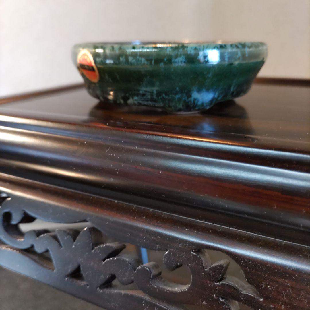 義村秀峰の豆鉢、未使用鉢、常滑焼、盆栽鉢、皿鉢、植木鉢、ミニ盆栽鉢、小品盆栽鉢