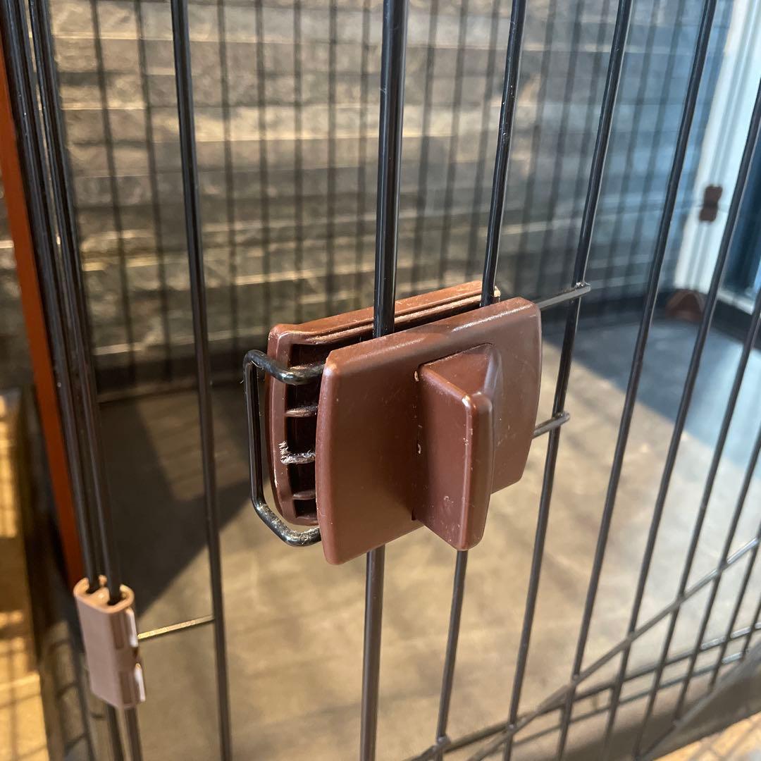 キャットケージ 金属製 2段棚付き