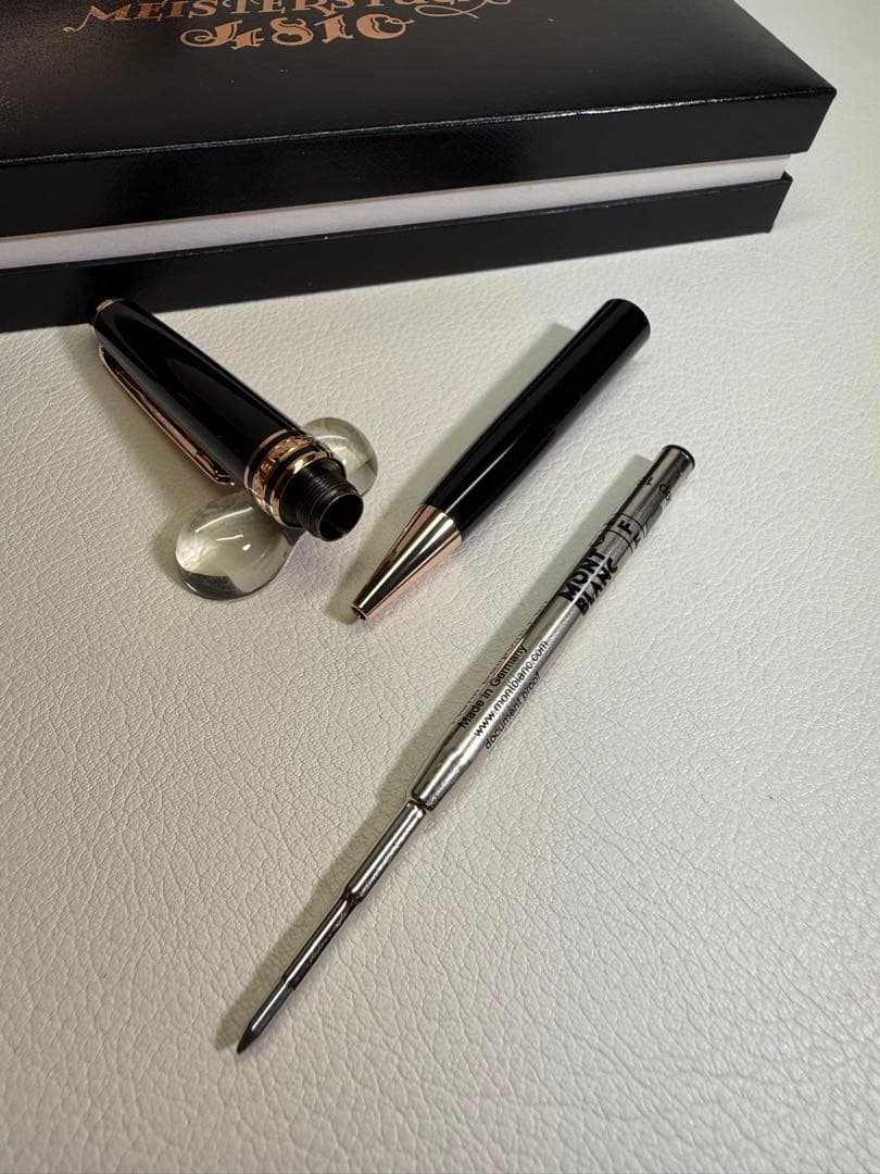 【未使用保管】モンブラン ボールペン 164 レッドゴールド