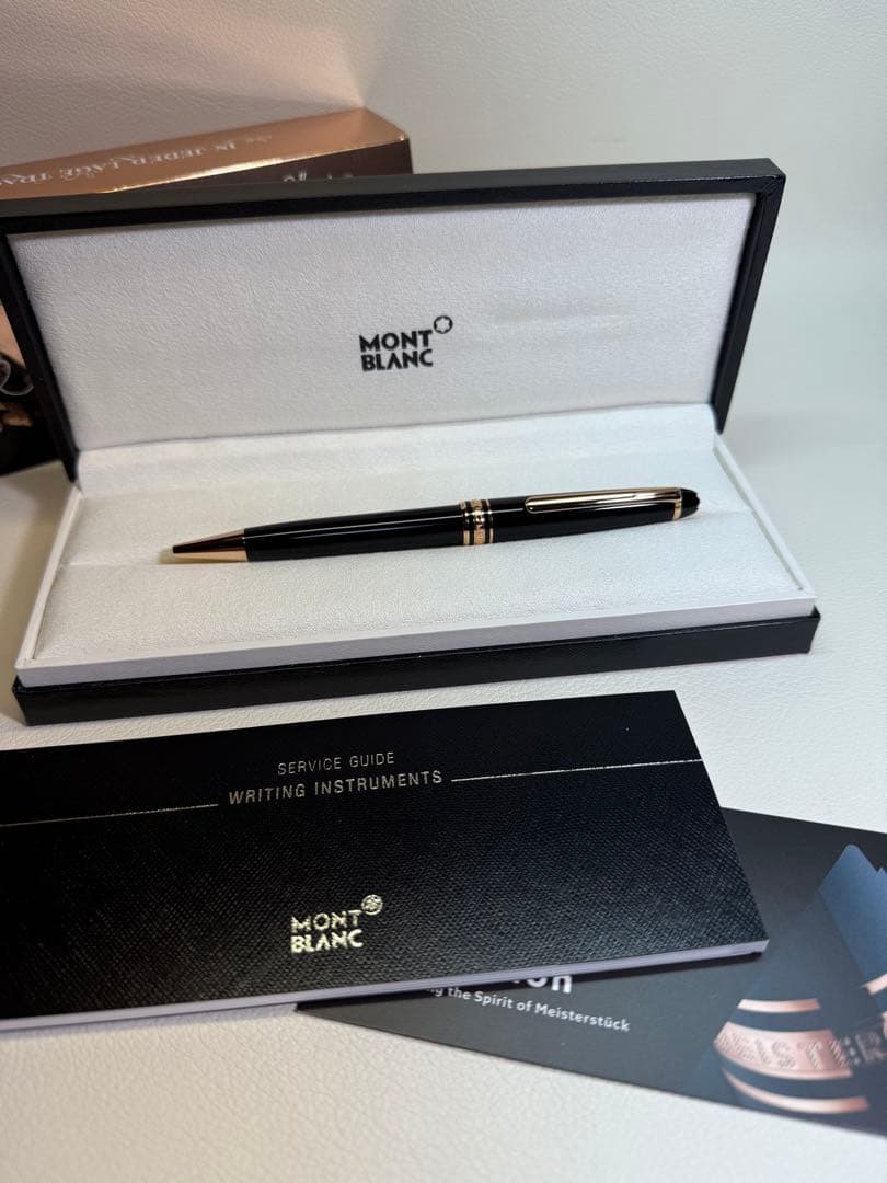 【未使用保管】モンブラン ボールペン 164 レッドゴールド