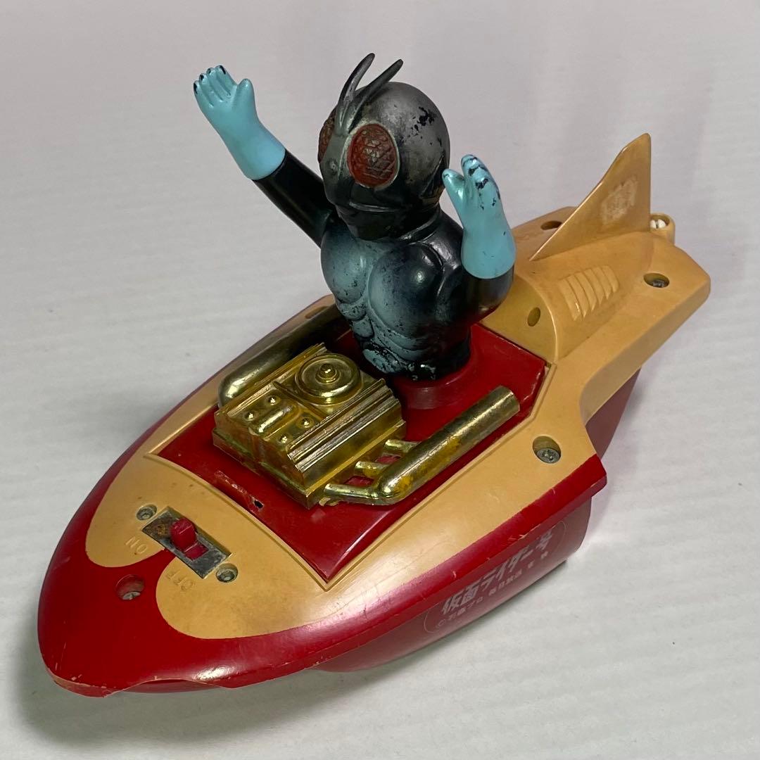 【当時物】バンダイ 仮面ライダー スピードボート 20cm